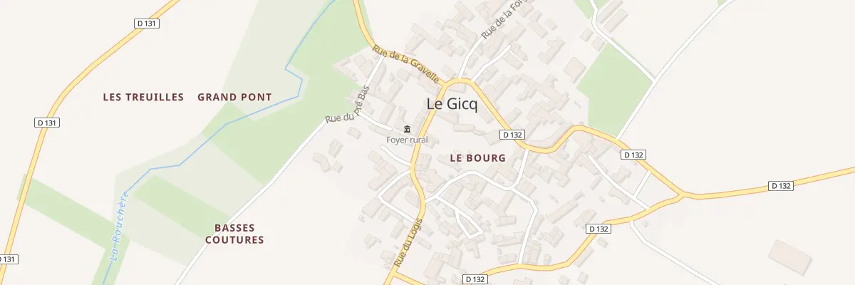 Plan du 3 Rue du Logis au Gicq