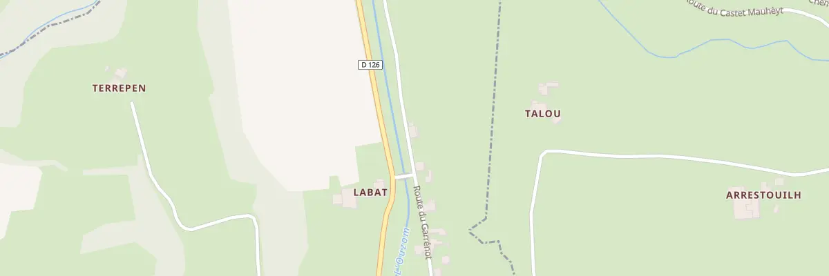 Plan du 4 Che Grabot à Arthez-d’Asson