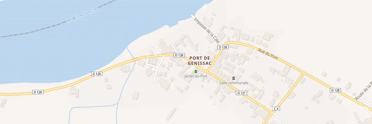 Plan du 375B Le Port à Génissac