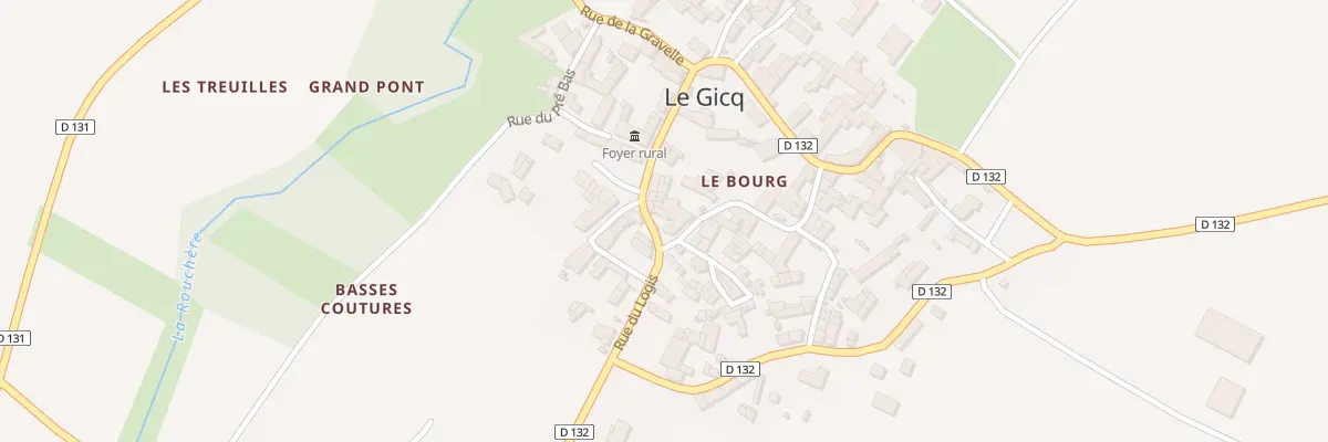 Plan du 7 Rue du Logis au Gicq