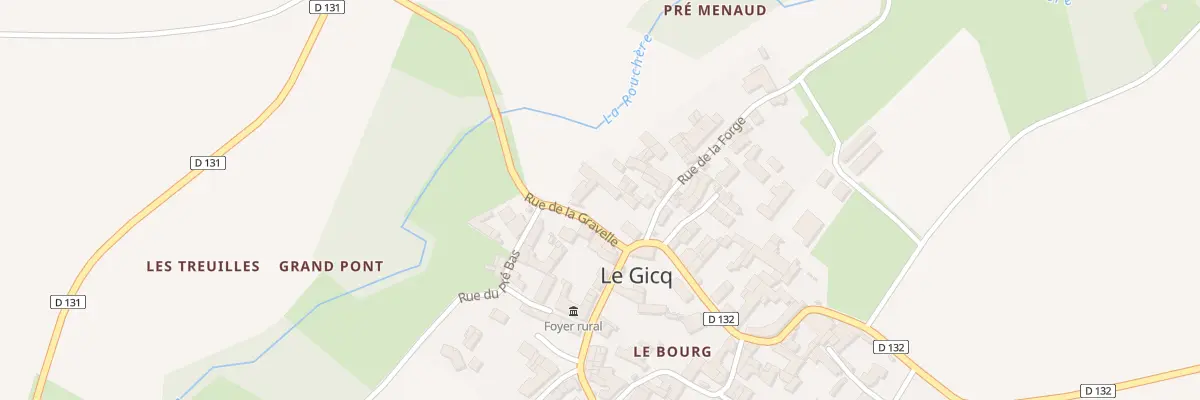 Plan du 3 Rue de la Forge au Gicq