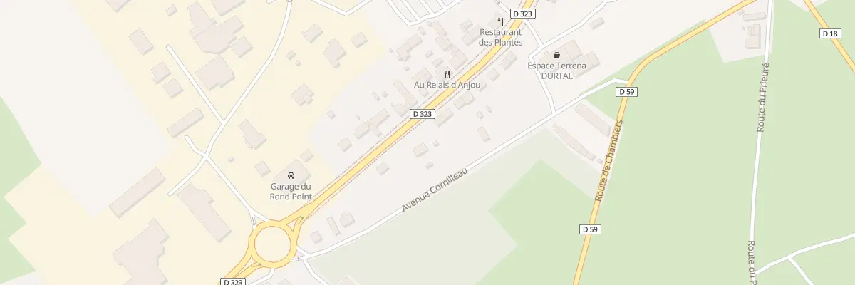 Plan du 67 Av d’Angers à Durtal