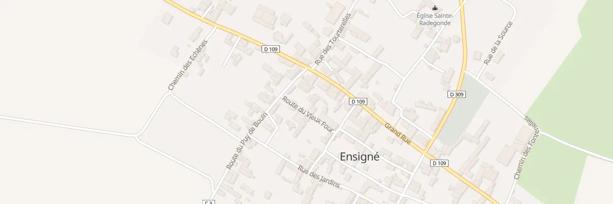 Plan du 5 Rue du Vieux Four à Ensigné