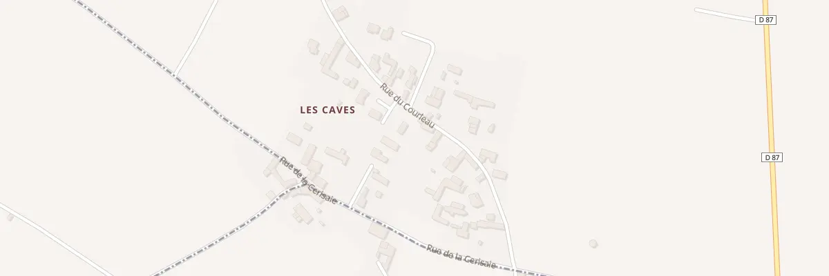 Plan du 189 Rue du Courleau à Vaudelnay