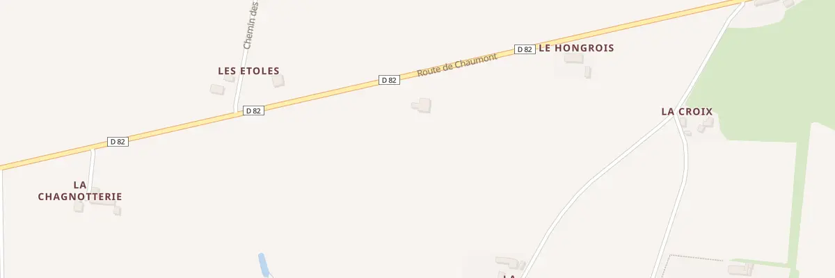Plan du 33 Rte de Chaumont à Jarzé Villages