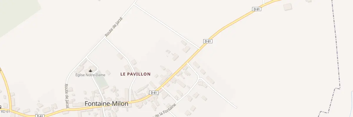 Plan du 4 Rue David d’Angers à Mazé-Milon