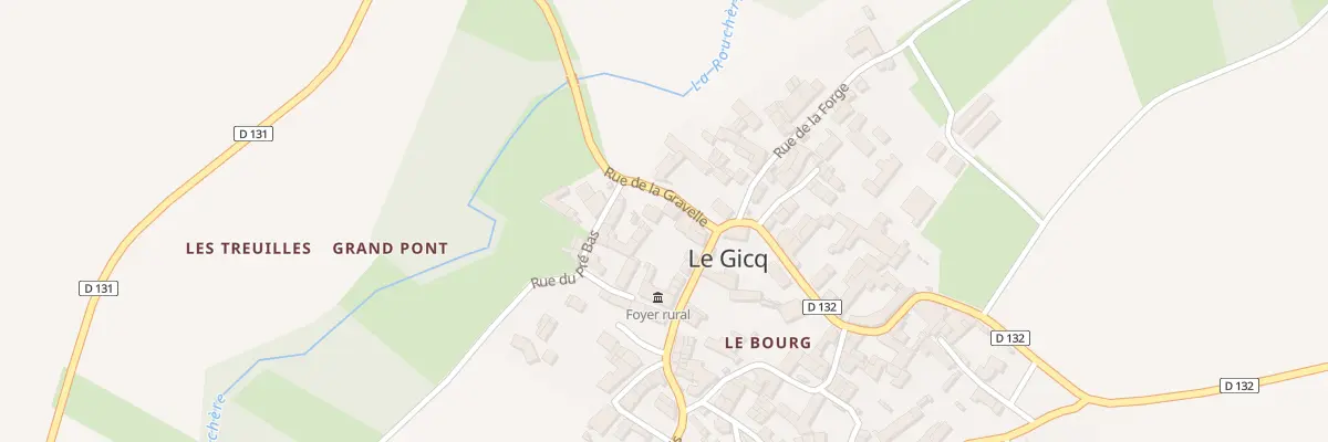 Plan du 3 Rue de la Gravelle au Gicq