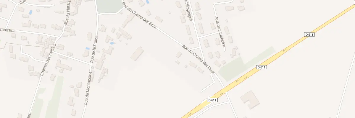 Plan du 26 Rue Champs des Eaux Le Bourg à Azay-le-Brûlé