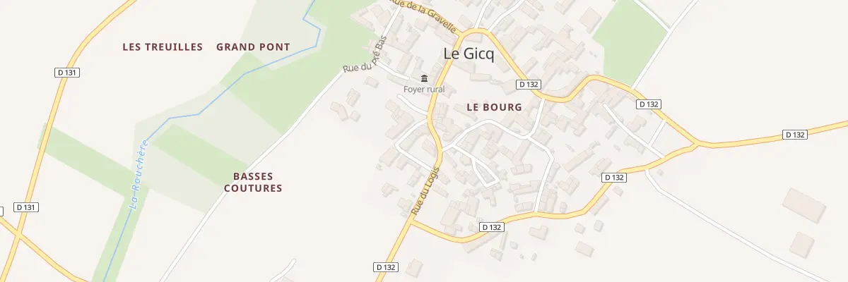 Plan du 10 Rue du Logis au Gicq