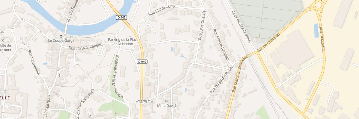 Plan du 41 Rue des Batteries à Parthenay