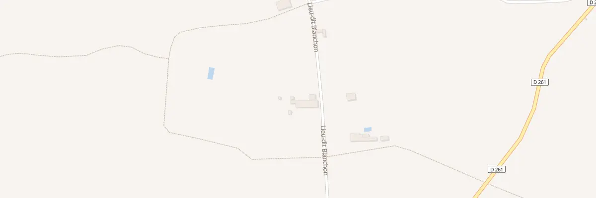 Plan du 5601 Blanchon Ouest à Cercoux