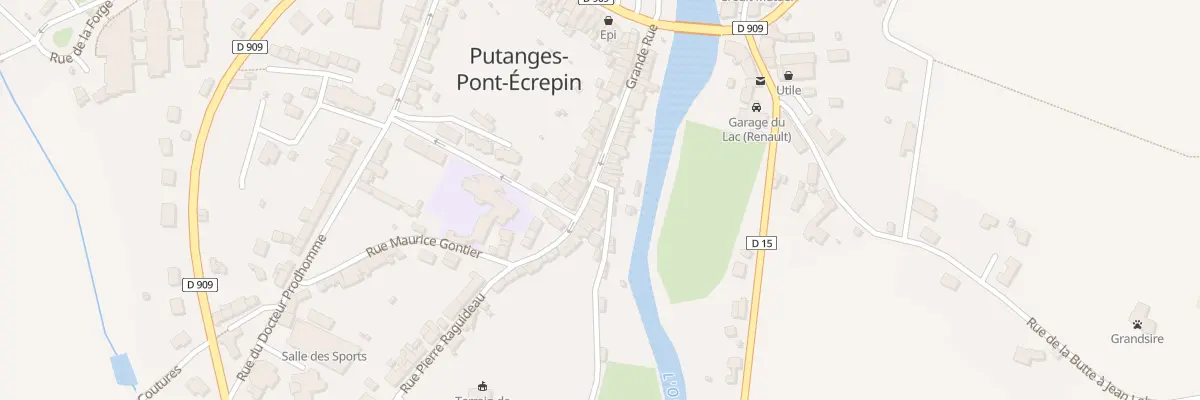 Plan du 37 Grande Rue à Putanges-le-Lac