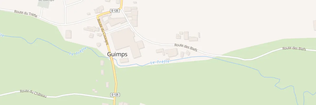 Plan du 170 Rte des Biefs à Guimps