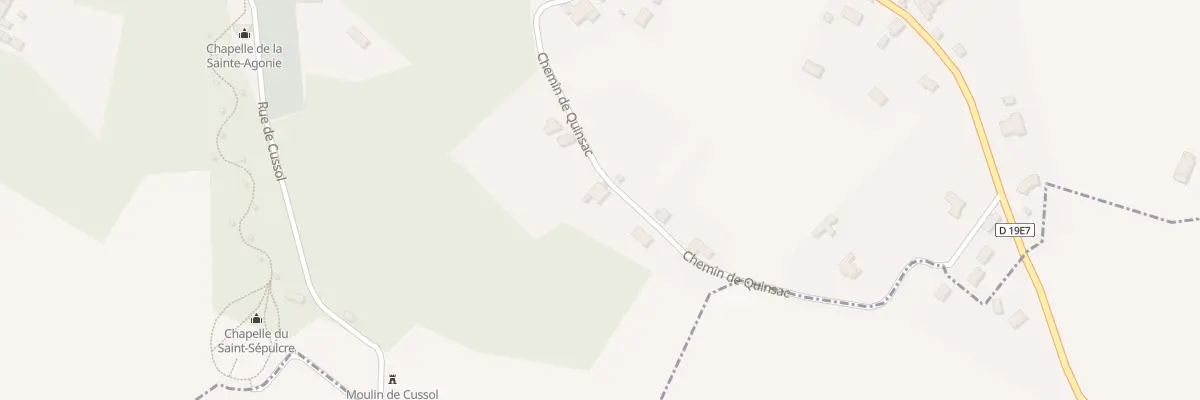 Plan du 3 Quinsac à Verdelais