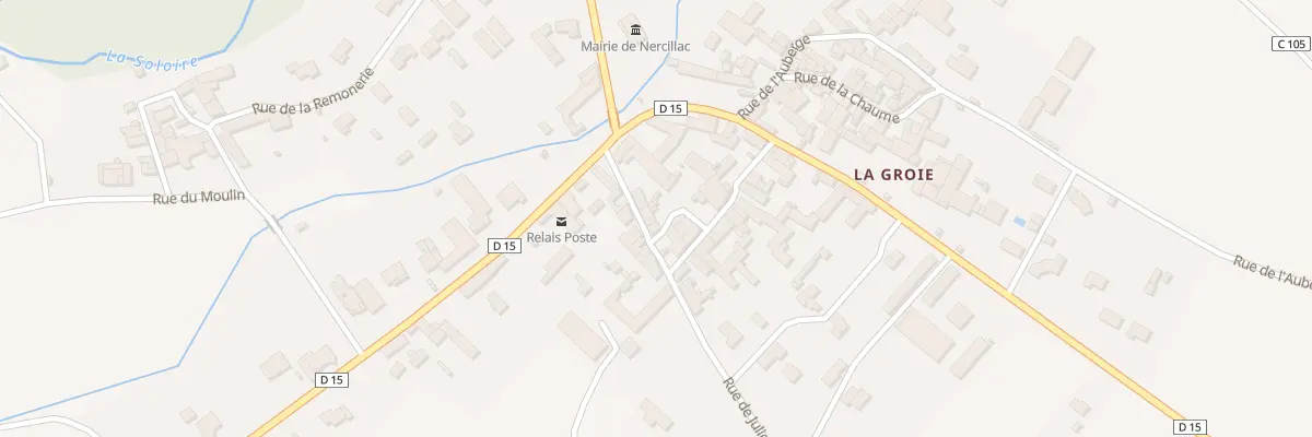 Plan du 55 Rue de Julienne à Nercillac
