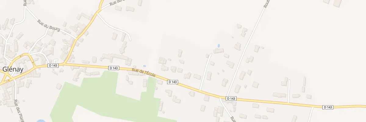 Plan du 23 Rue de l’Ecole à Glénay