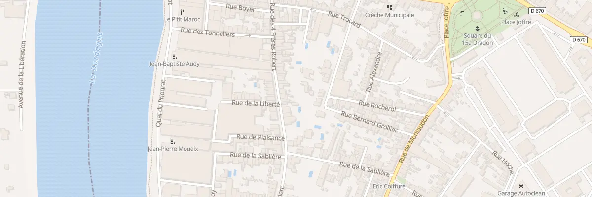 Plan du 57 Rue des 4 Freres Robert à Libourne