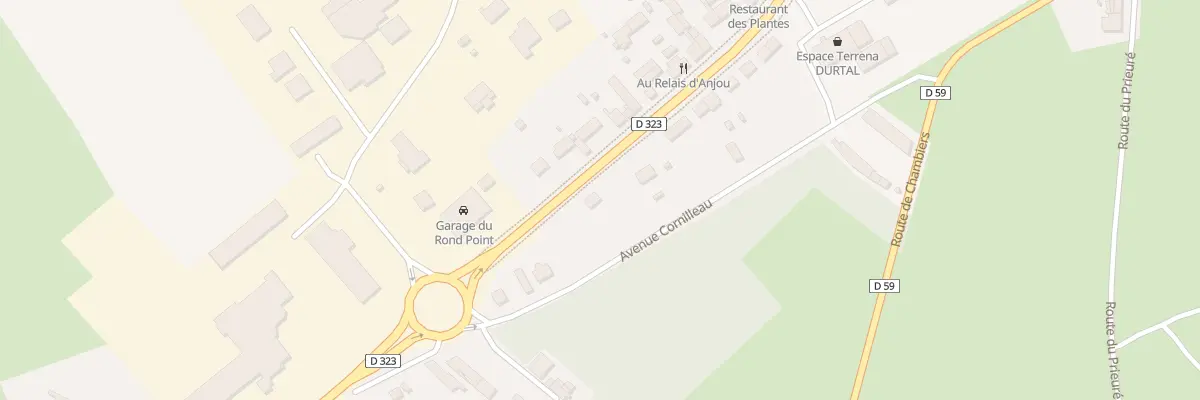 Plan du 69 Av d’Angers à Durtal
