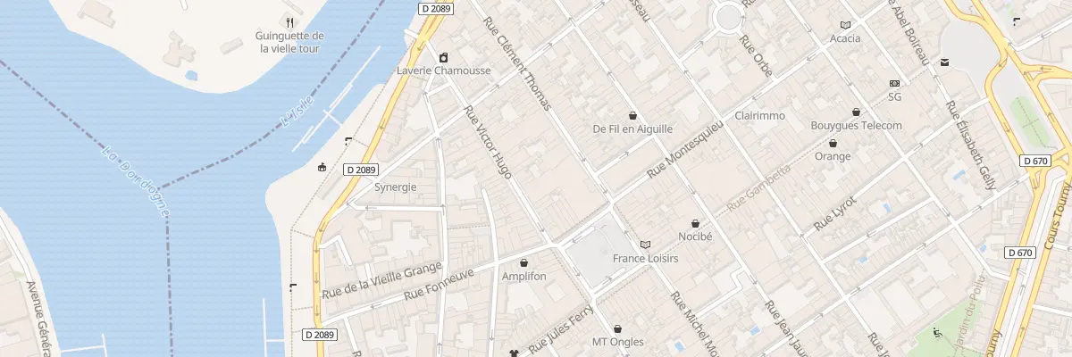 Plan du 51 Rue Victor Hugo à Libourne