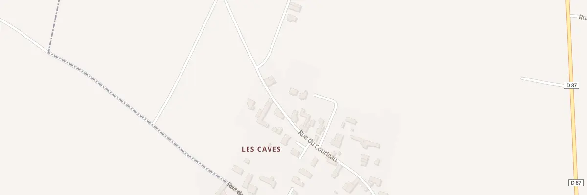 Plan du 302 Rue du Courleau à Vaudelnay
