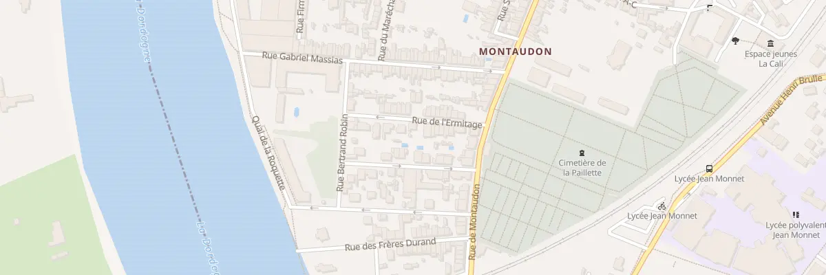 Plan du 14 Rue de l’Ermitage à Libourne