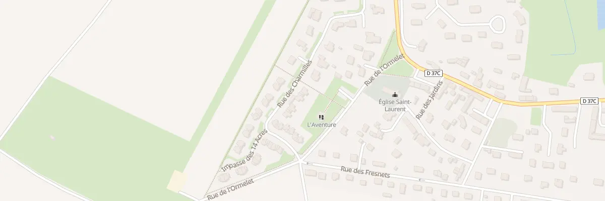 Plan du 21 Rue des Charmilles à Escoville