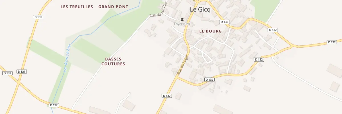 Plan du 16 Rue du Logis au Gicq