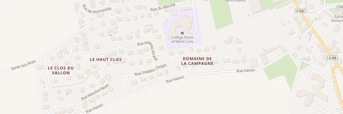 Plan du 18 Rue René Brosseau à Potigny