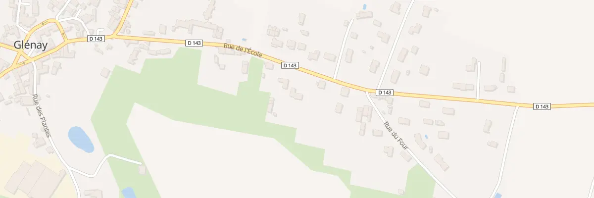 Plan du 30B Rue de l’Ecole à Glénay