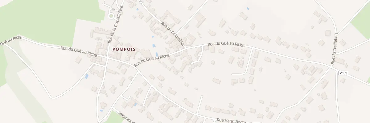 Plan du 37 Rue du Gué au Riche à Sainte-Verge