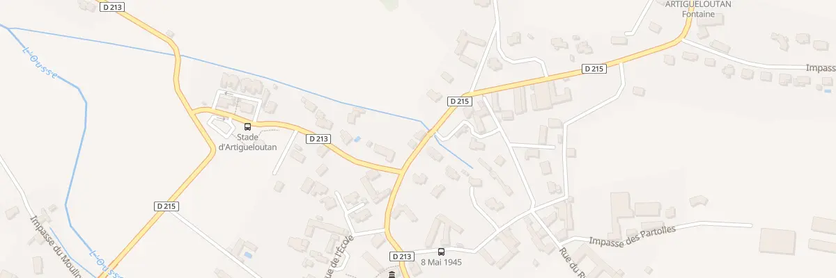 Plan du 4 Pl des Platanes à Artigueloutan