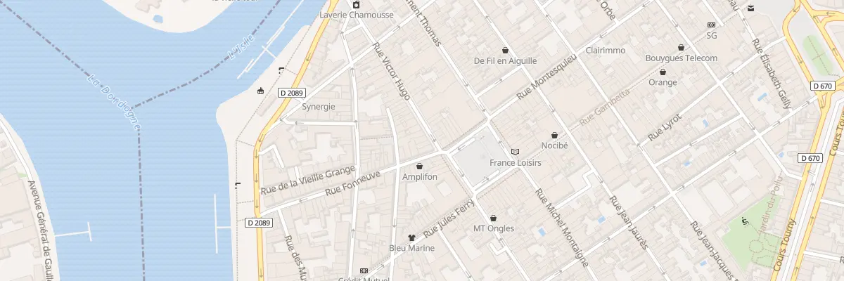 Plan du 68 Rue Victor Hugo à Libourne