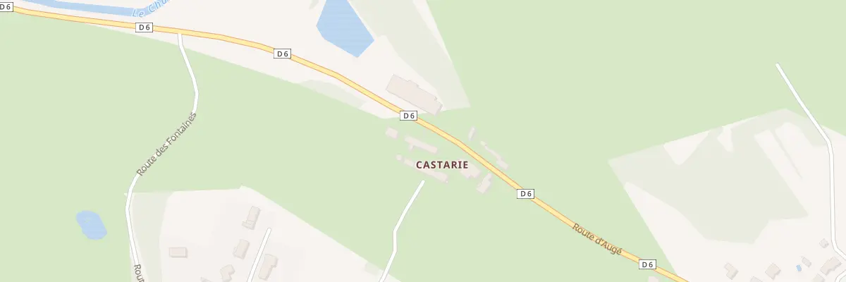 Plan du 5520 Castarie à Saivres