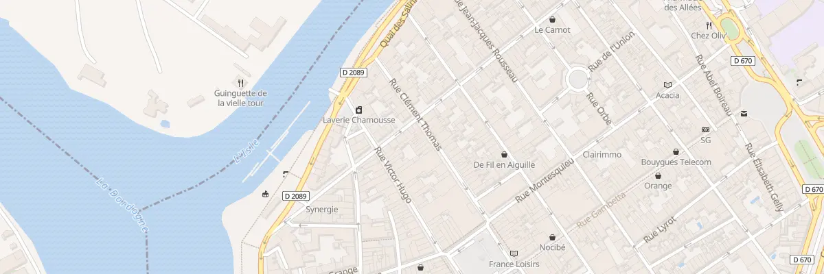 Plan du 30 Rue du President Carnot à Libourne