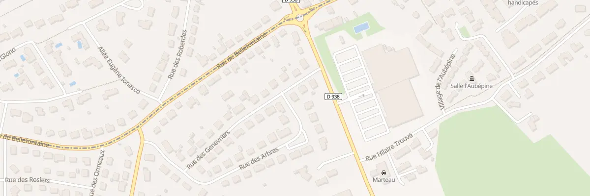 Plan du 1 Rue des Arbres à Pompaire