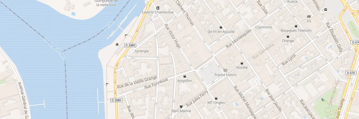 Plan du 56 Rue Victor Hugo à Libourne