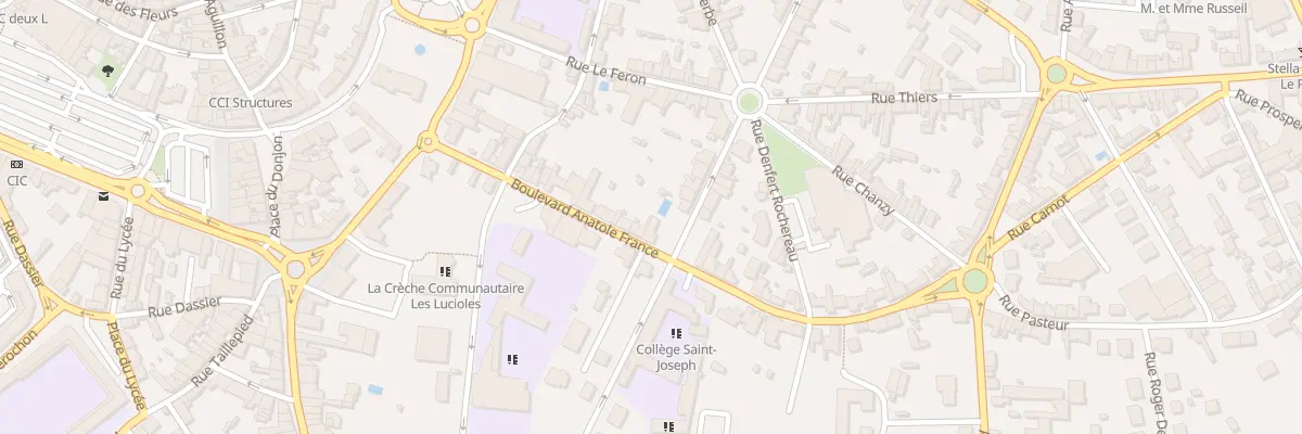 Plan du 35 Bd Anatole France à Parthenay