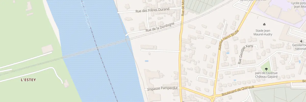 Plan du 10 Av Louis Didier à Libourne