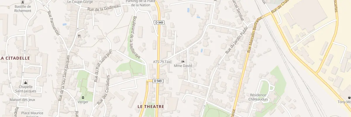 Plan du 8 Rue des Batteries à Parthenay