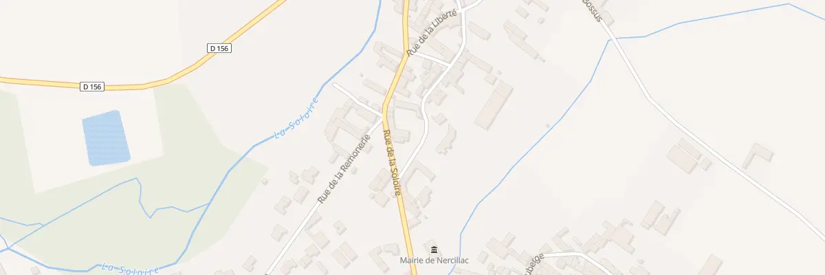 Plan du 230 Rue de la Soloire à Nercillac