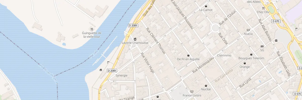 Plan du 28 Rue du President Carnot à Libourne