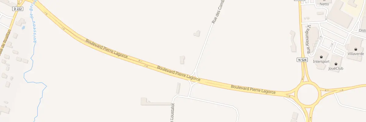 Plan du 34 Rue des Combattants Uf et Afn à Langon