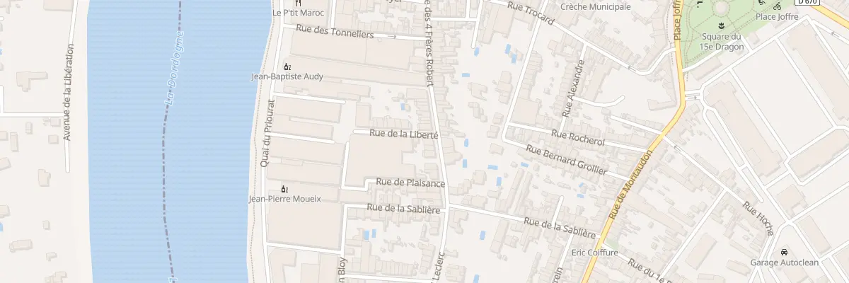 Plan du 62 Rue des 4 Freres Robert à Libourne