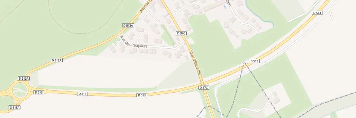 Plan du 26 Rue des Peupliers à Hérouvillette