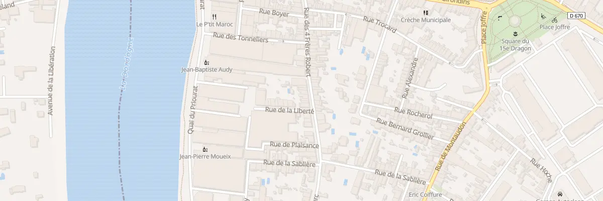 Plan du 56 Rue des 4 Freres Robert à Libourne