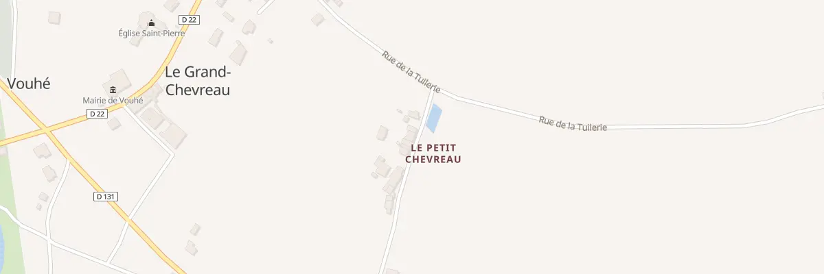 Plan du 5153 Le Petit Chevreau à Vouhé