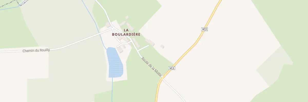 Plan du 5058 La Boulardiere à Lignières-Orgères