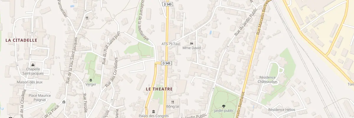 Plan du 106 Av du Président Wilson à Parthenay