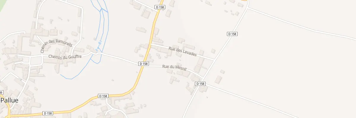 Plan du 15 Rue du Mesnil à Gensac-la-Pallue