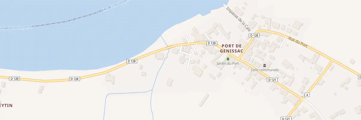 Plan du 91 Le Port à Génissac